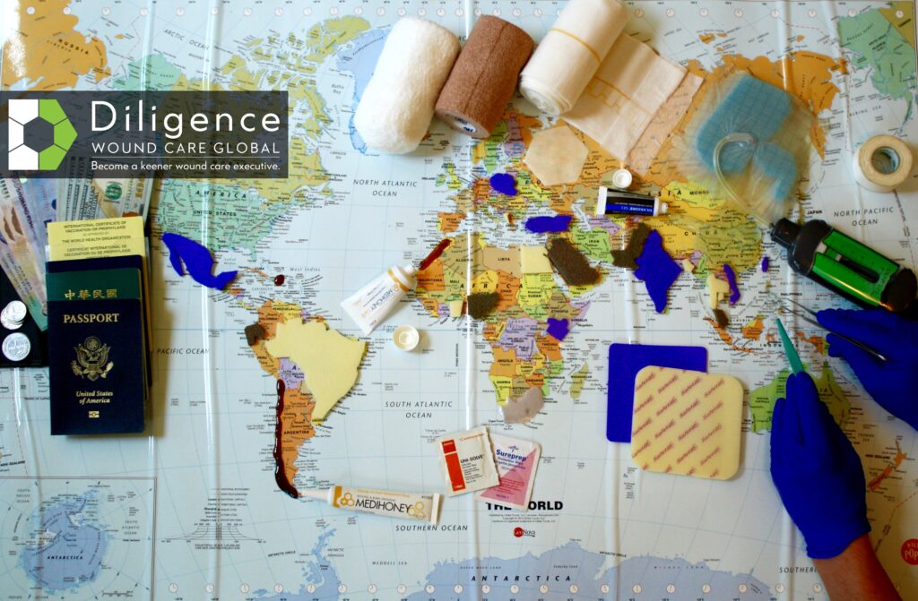 Diligence Wound Care Global - Map of Emerging Market Wound Care