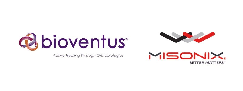 Bioventus and Misonix logos